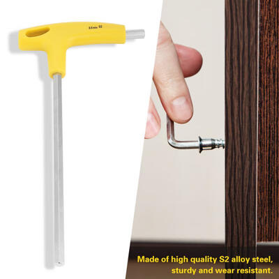 

Greensen 80mm Metric T-Handle Hex Wrench Allen Key Wrench Hand Repair Tool