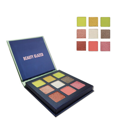 

4 style Makeup 9 Colors Matte Shimmer Glitter Eyeshadow Nude Eye Shadow Palette Powder Waterproof Pigmented Pallete