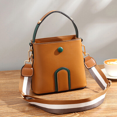 

Womens new fashion Korean version of the fashion Baitao ins single shoulder slanting bag handbag bucket lady bag