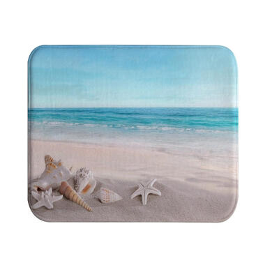 

Beach Shells Super Soft Non-Slip Bath Door Mat Machine Washable Quickly Drying