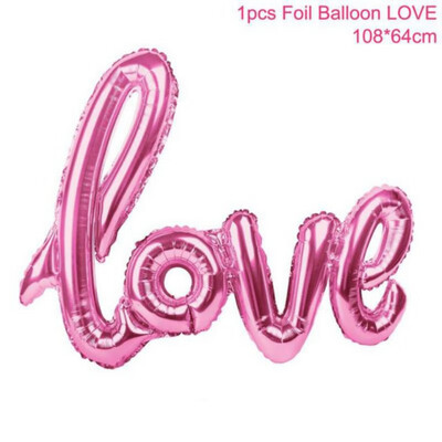 

Foil Balloons LOVE Siamesed red heart Ballon Wedding Decoration Ballon Romantic Valentines Day Love Letter Balls Party Supplies