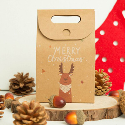 

Merry Christmas Candy Box Party Dessert Paper Packaging Box Festival Gift Candy Box