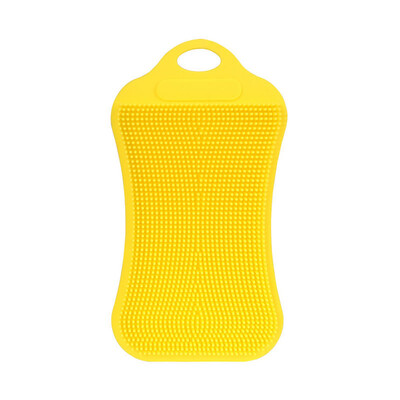 

Toponeto 1Pc Silicone Dish Washing Sponge Scrubber Kitchen Cleaning Antibacterial Tool BU
