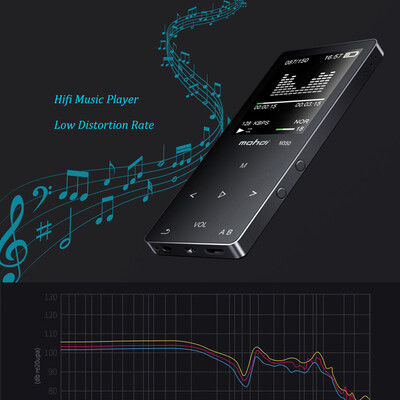 

Mahdi 8GB Bluetooth MP3 Player HiFi Metal Music Player Loseless APE FLAC Audio Player Built-in Speaker FM Radio Voice Recording w