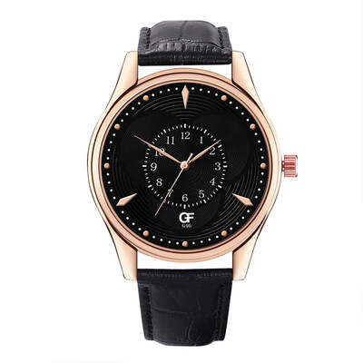 

Gobestart Hot Man Leather Watch Whatever Late Anyway Letter Watches New Pointer Glow