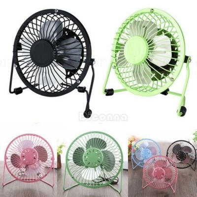

Mini Fan Desk USB Fan METAL Desktop Desk Silent Laptop PC Quiet Cooler Fan new