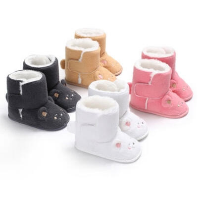 

Winter Toddler Baby Boy Girl Warm Snow Boots Infant Soft Sole Slipper Crib Shoes