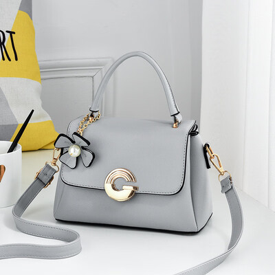 

Female bag 2019 new Korean fashion ladies big bag PU leather simple diagonal shoulder bag