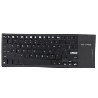 

iPazzPort 24G Ultra-Slim Wireless Keyboard with Touchpad Multi-color Backlit Backlight for Mac Windows Laptop Computer Android TV