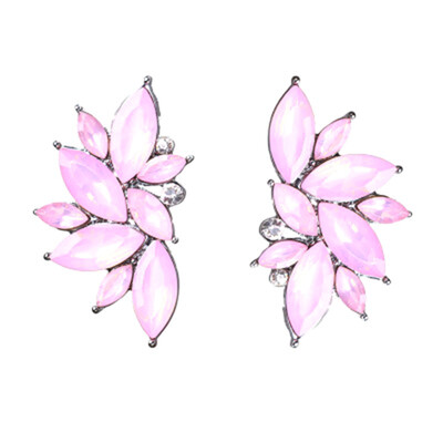 

New Fashion Style Wide Exaggerated Exquisite Flower Earrings European&American geometric flowers Earrings For Women