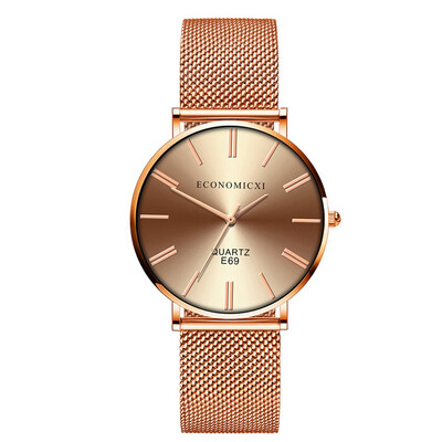 

Stainless Steel Mesh Japan Quartz Women Wrist Watches Rose Gold Ladies Luxury Watch New Fashion Clock Bracelet Reloj Relogio 233