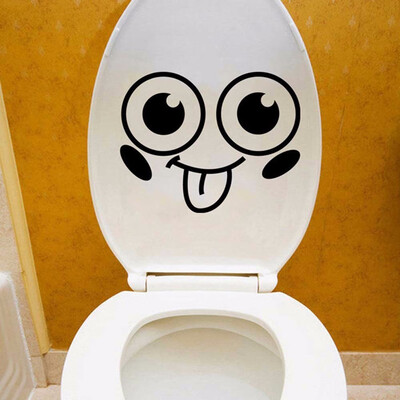 

〖Follure〗Smile Face Toilet Stickers DIY Personalized Furniture Decoration Sticker