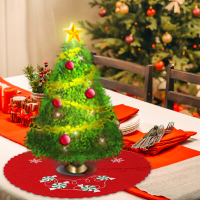 

Creative Christmas Tree Skirt Floor Base Apron Carpet Mat Home Party Decoration