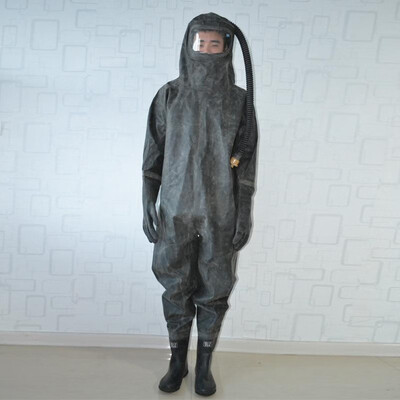 

Wholesale fully enclosed Siamese acid-proof clothing chemical protective clothing anti-corrosion protection clothing chemical plat
