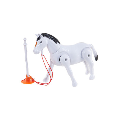 

YIWULA1PC Rotating Pull Cart Around Pile Pony Novelty Gift For Children Kid