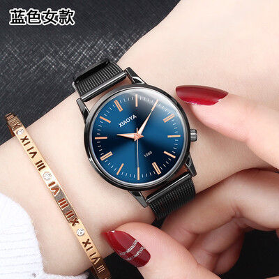

Mens watch mens waterproof fashion style Korean simple full-automatic non-mechanical non-mechanical female lovers watc