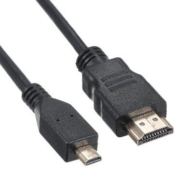 

Micro HD to HD Adapter 1080P HD Converter Cable Gold-plated Cable for Tablet Camera TV Game Home&Business Use 15m492ft