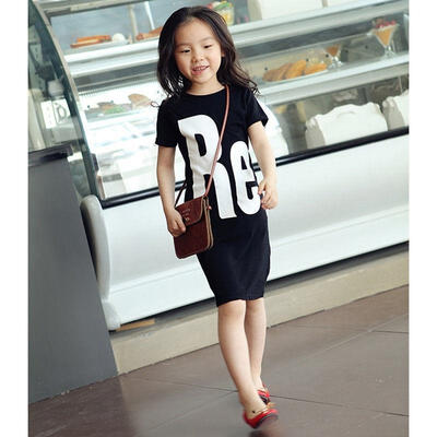 

Toddler Kids Girls Summer Princess dress Floral Lace Pierced Party Dresses