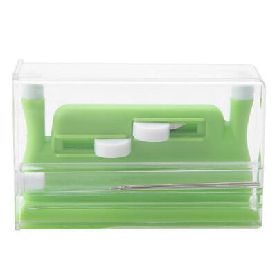 

Greensen Hand Threader Double Needle Threader Insertion Tool Applicator for Machine Sewing