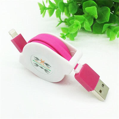 

3M Retractable Lightning Cable Extra Long Flat Charging And Syncing Cord-3m