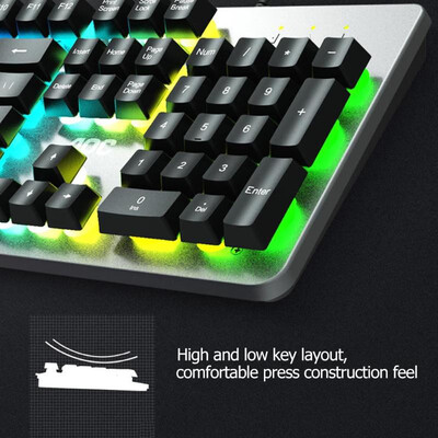 

AOC KM410 Breathing Backlight USB Wired Gaming Keyboard Mouse Combos Set
