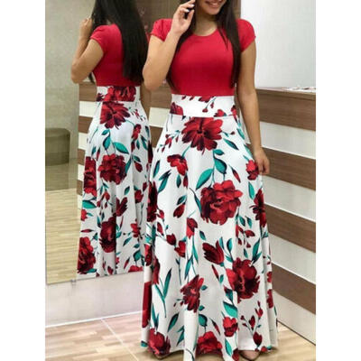 

Women Ladies Summer Boho Casual Long Maxi Evenin Party Cocktail Dress Sundress