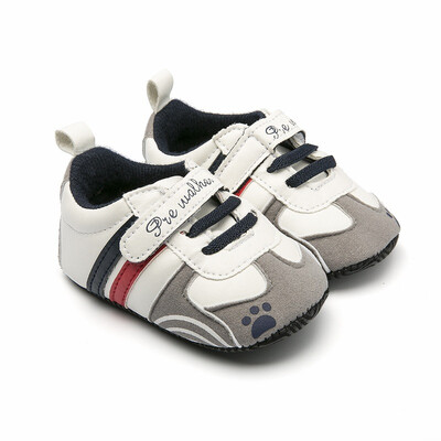 

Hot Baby Boys Girls Breathable Striped Print Anti-Slip Shoes Sneakers Soft Soled