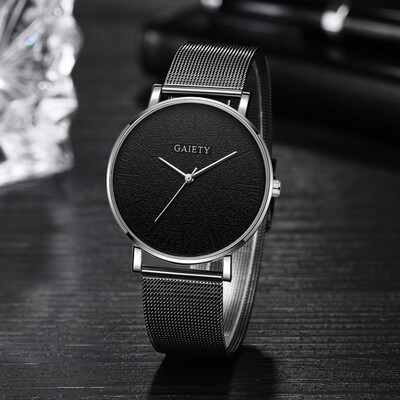 

Gobestart Fashion Casual Starry Sky Simple Calendar Business Net With Strap Mens Watch