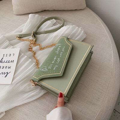 

Girls small bag new Korean fashion wild shoulder Messenger bag chain small square bag tide