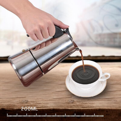 

9 Cup 450mL Stainless Steel Espresso Stove Percolator Espresso Maker Pot Stove Top Coffee Maker Italian Espresso Coffee Maker Pot