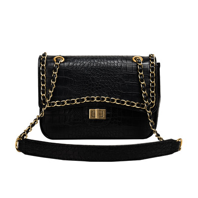 

Fashion exquisite embroidery line small square bag female 2019 summer new chain shoulder bag tide foreign gas wild diagonal female bag