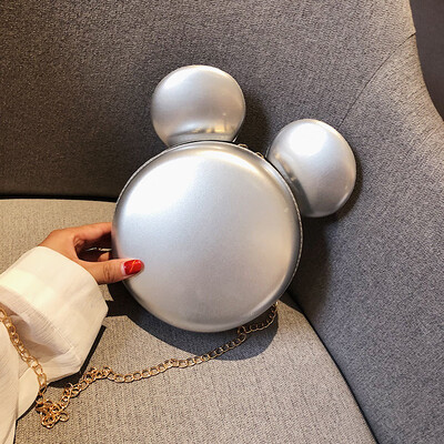 

2019 new cartoon casual personality wild chain Messenger bag fashion temperament cute Mickey girl shoulder bag
