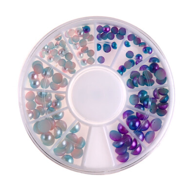 

1 Box Pearl Bead Nail Decoration Gradient Manicure 3D Nail Decoration Nail