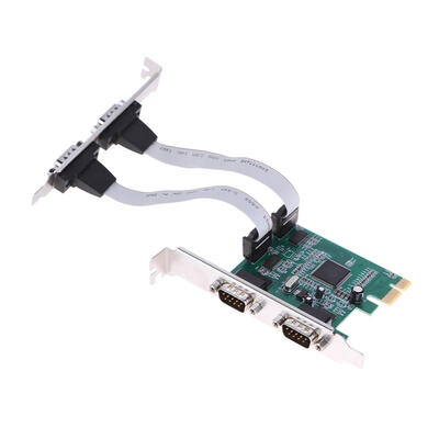 

PCI-E to 4 Serial Port Expansion Card RS232 Interface Adapter Card Printer