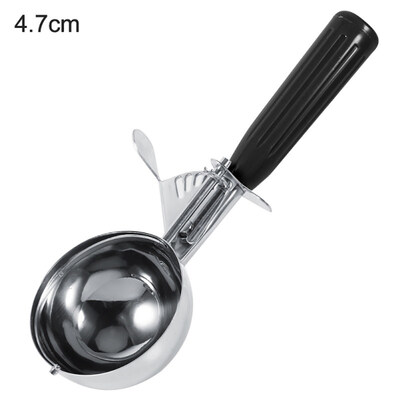

Stainless Steel Fruit Mash Ice Cream Ball Scoop with Plastic Handle Kitchen Tool