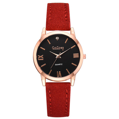 

Womens watch Roman word scale dial pu with student watch