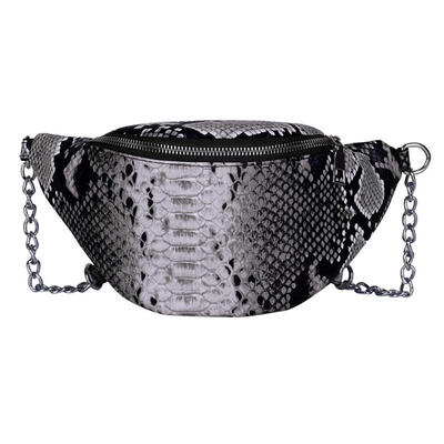 

Snake Print Shoulder Handbags Waist Chain Women PU Leather Crossbody Bags