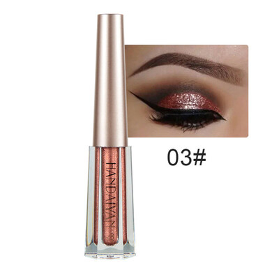 

HANDAIYAN Shiny Metal Pearlescent Liquid Eyeshadow Glitter Waterproof Eyeliner