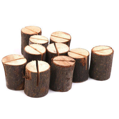 

10pcsPack Wooden Name Card Photo Menu Holder Clip Wedding Party Decoration