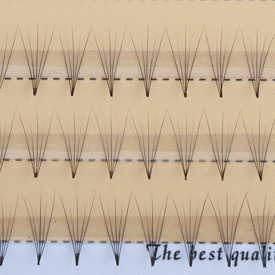 

〖Follure〗891012mm Thick Long Cross Party False Eyelashes Black Band Fake Eye Lashes A