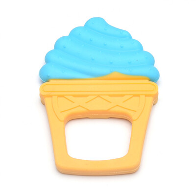 

Food Grade Environmental Silicone Big Pendants Chewing Pendants For Teethers DIY Nursing Necklaces Making Ice Cream DeepSkyBlu