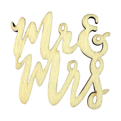 

15pcs Mr Mrs Signs Wood Ornament Rustic Wedding Engagement Party Decor