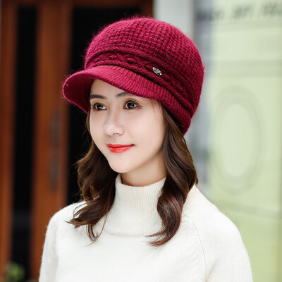 

Tailored Women Winter Warm Cap Scarf Beret Baggy Knit Crochet Beanie Hat Ski Cap
