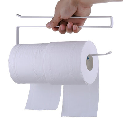 

Roll Holder Cabinet Organizer Roll Paper Towel Hanging Holder White Paper Towel Holder