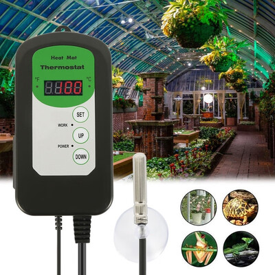 

2020 New Digital Heat Mat Thermostat Controller for Seed Germination Reptiles&Brewing 20-42℃