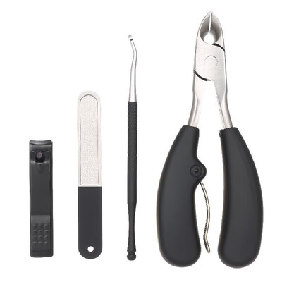 

4PCS Toenail Clippers Strong Big Nail Scissors Nippers Clippers for Thick Ingrown Hard Toe Nail Fingernail