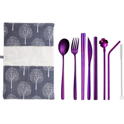 

Toponeto Set Stainless Steel Upscale Dinnerware Flatware Cutlery Fork Spoon Teaspoon 9PC