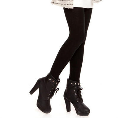 

Fashion Womens Warm Brushed Base Socks Skinny Leggings