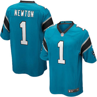 

Youth Football Jersey Carolina Panthers Cam Newton Blue Alternate Game Jersey