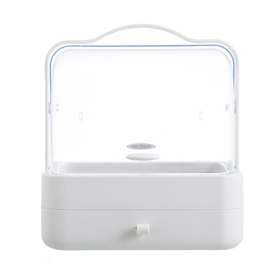 

Gobestart Dust-Proof Desktop Drawer Dresser Rack Portable Cosmetic Storage Box